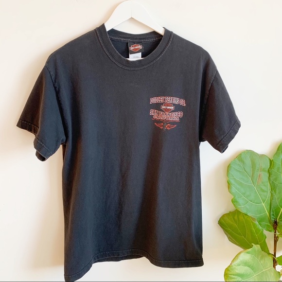 Vtg 90’s Harley Davidson Black T Shirt M Made USA